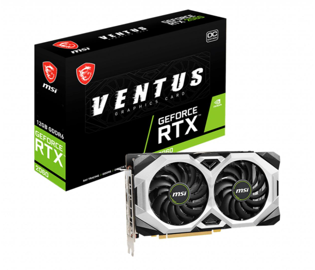 MSI GeForce RTX 2060 VENTUS OC 12GB GDDR6 - 711434 - zdjęcie
